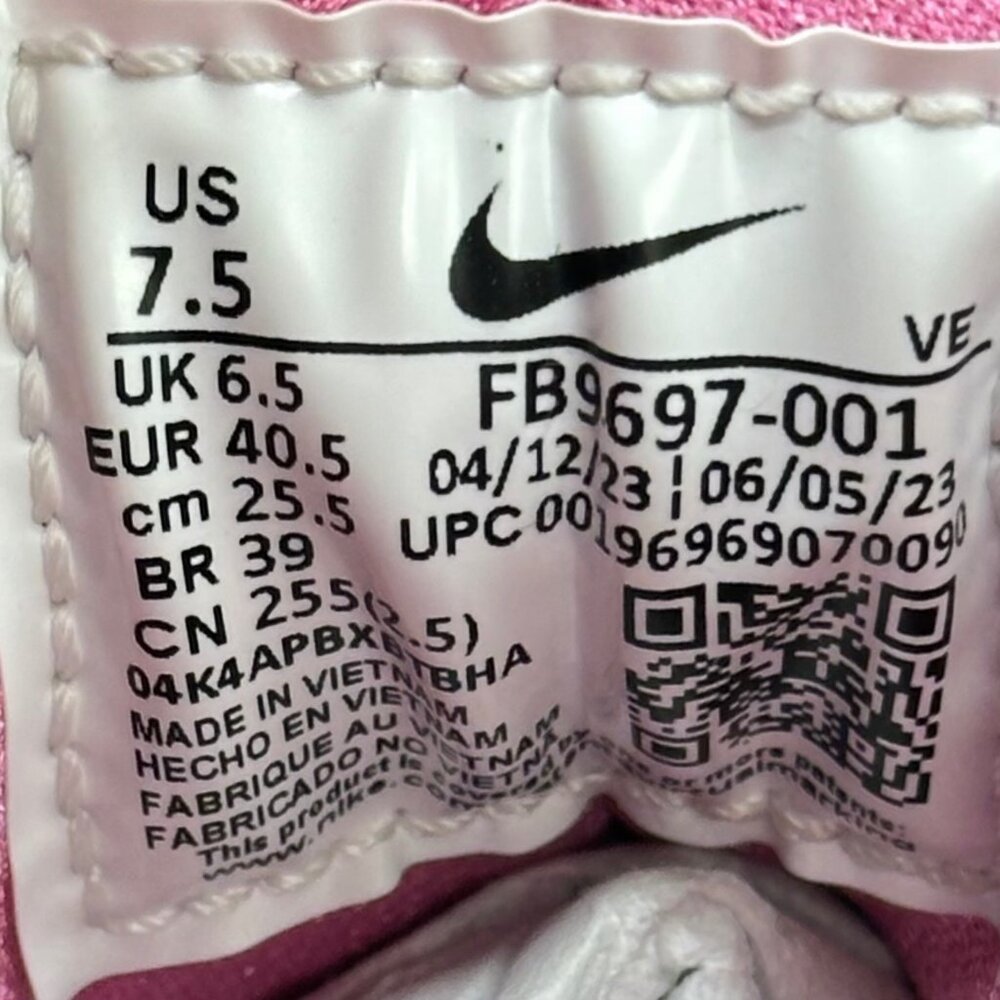Nike Air Huarache Run PRM Playful Pink/Blue/Sail White FB9697-001 Sz M :7.5 W:9 - Picture 10 of 10